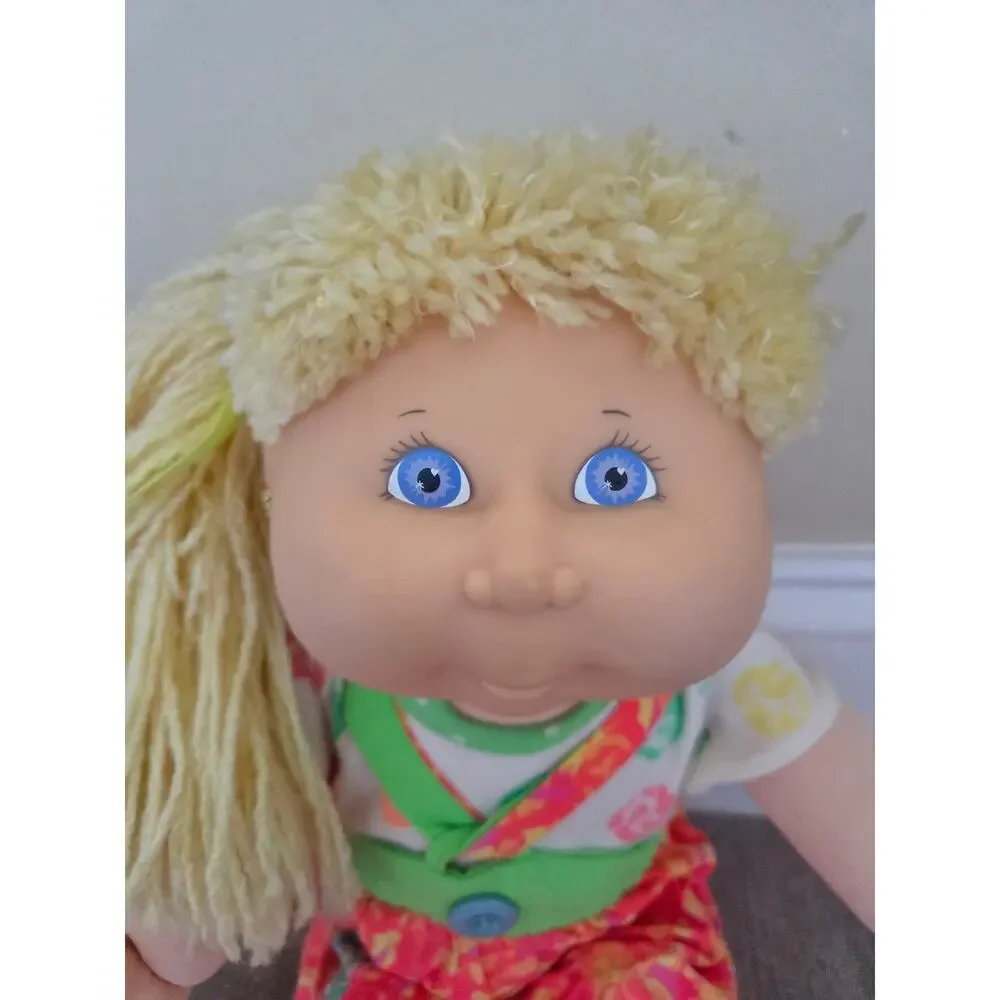 Vintage 1991 Cabbage Patch Kids CPK Kissin' Kids Doll Blonde Hair Hasbro‎ Toy
